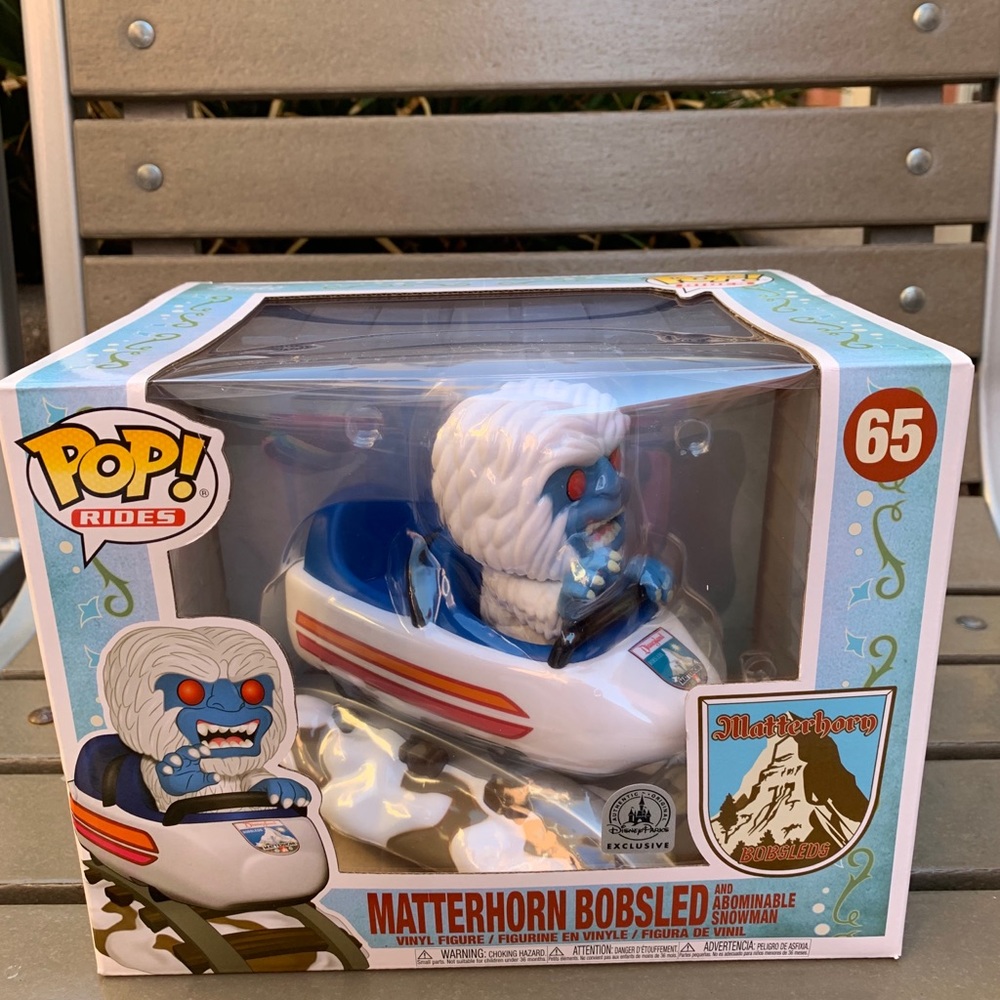 Matterhorn Bobsled Abominable snowman Funko